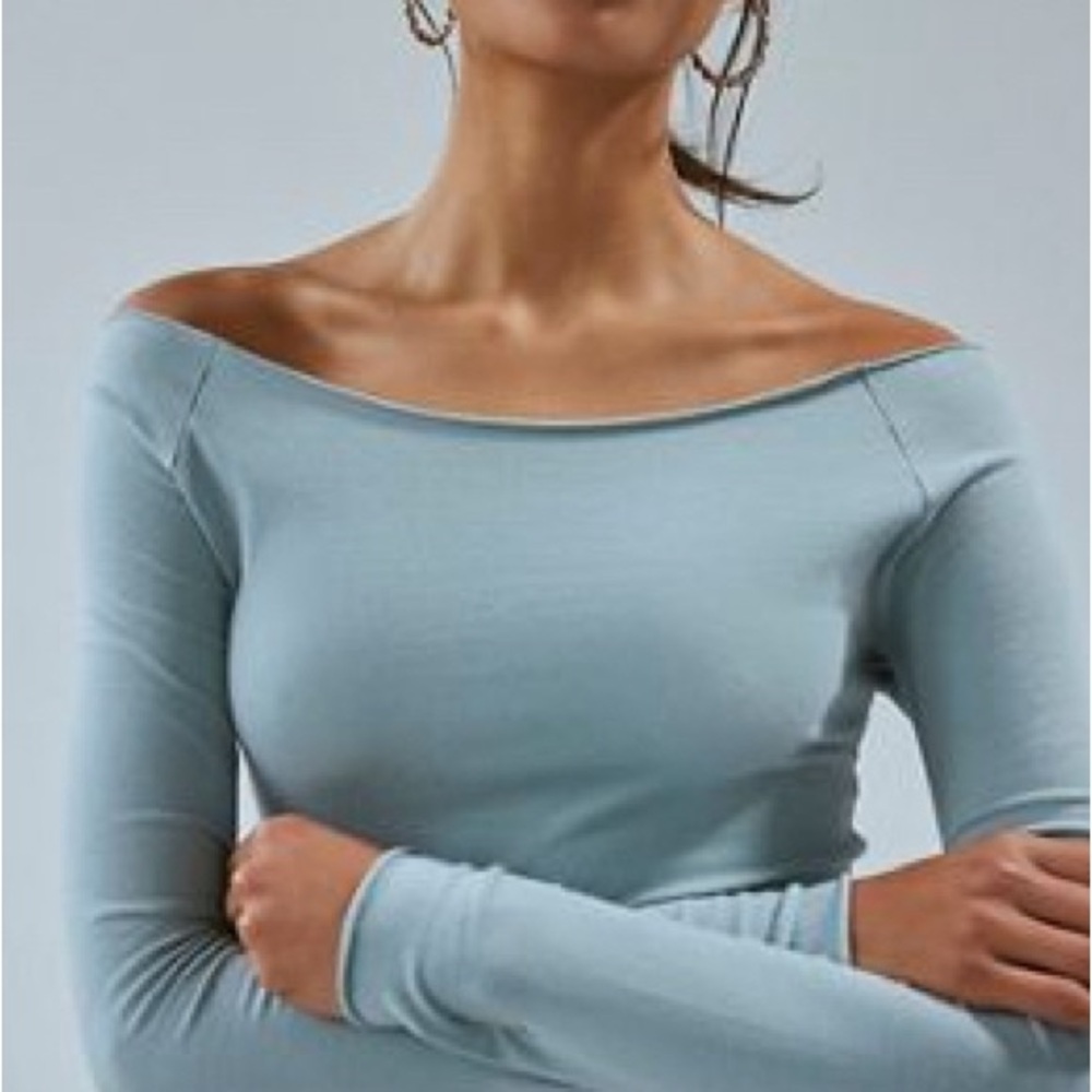 urban outfitters out from under cotton compression boatneck top